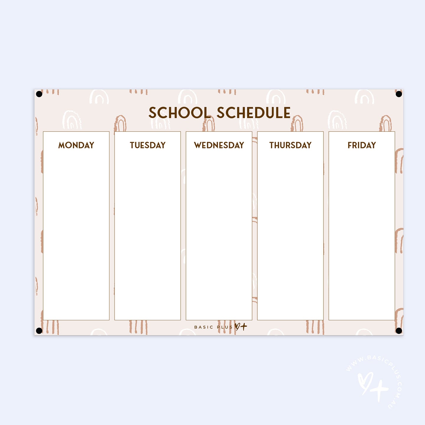 School Schedule - Acrylic Print