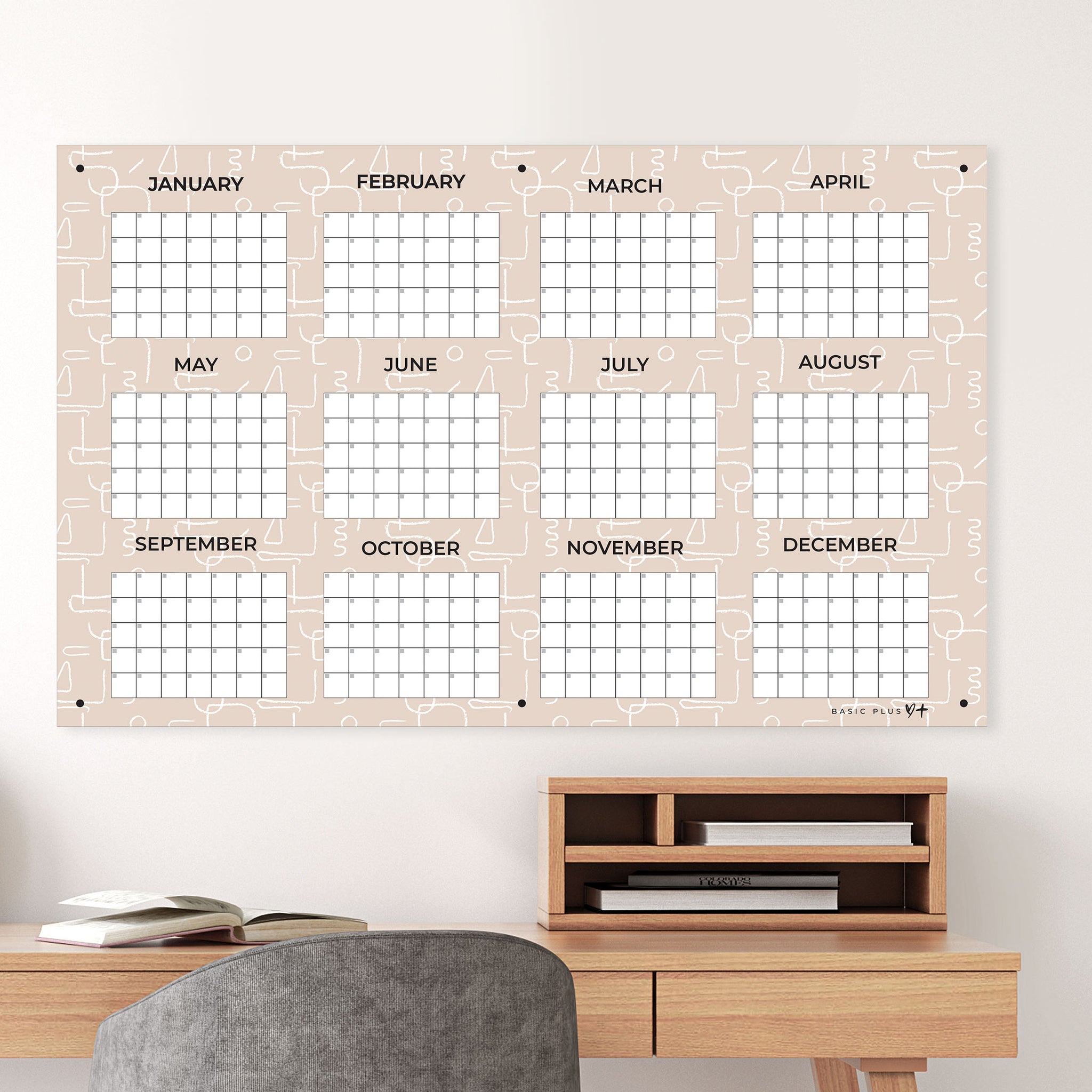 12 Month Calendar - Acrylic Print