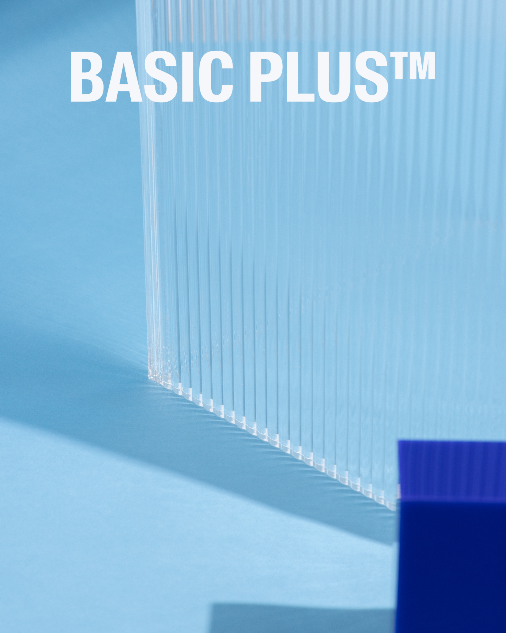 Reeded Acrylic Display Plinth