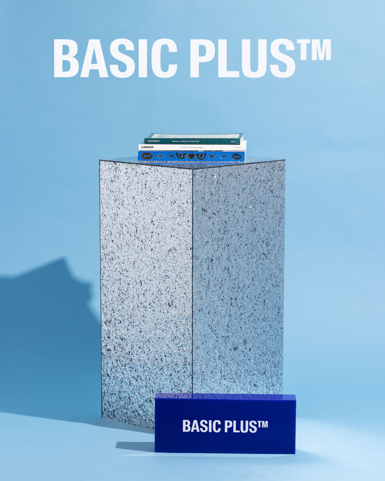 Silver Acrylic Display Plinth