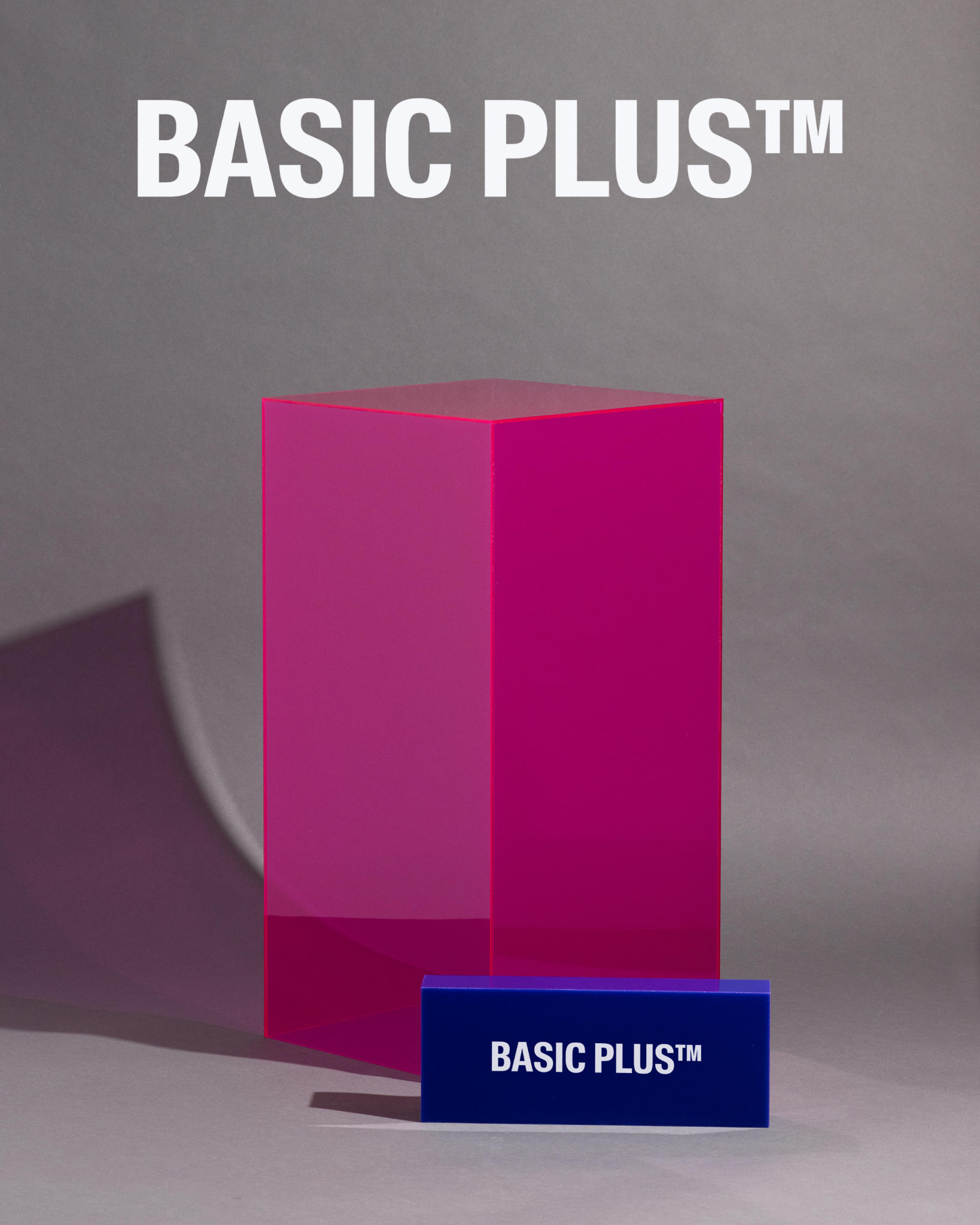 Hot Pink Acrylic Display Plinth