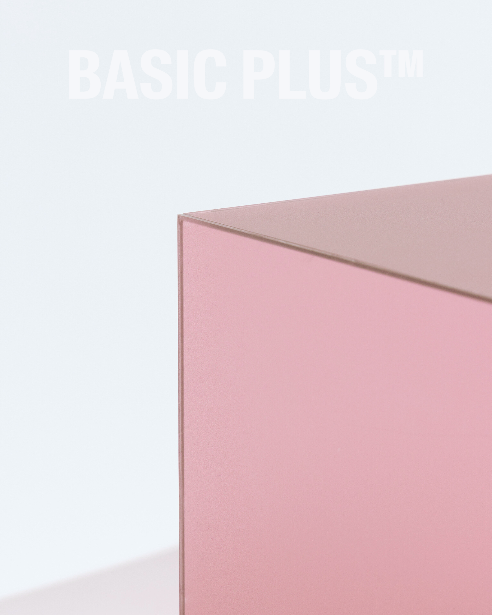 Frosted Pink Acrylic Display Cube