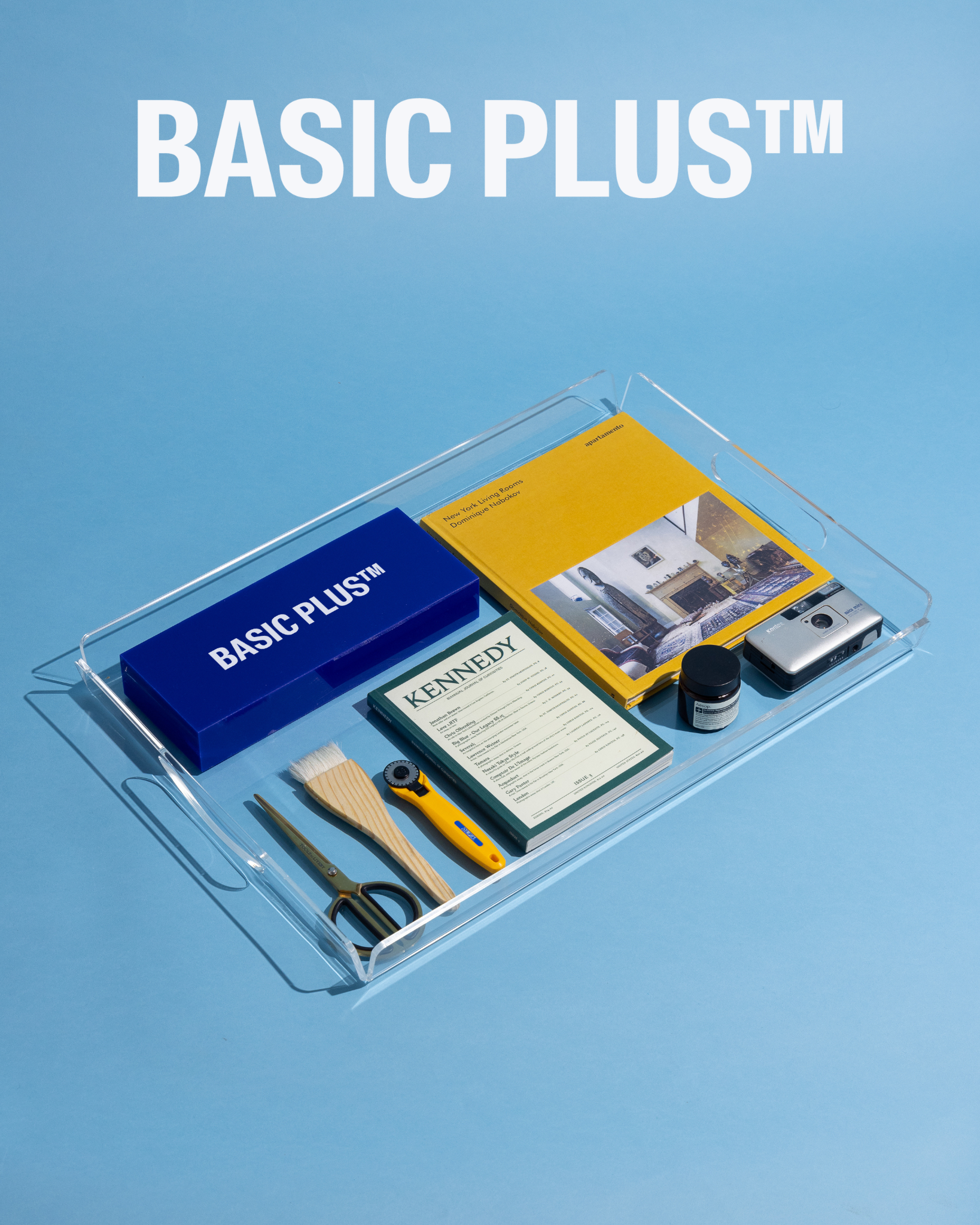 Clear Acrylic Organiser With Handle