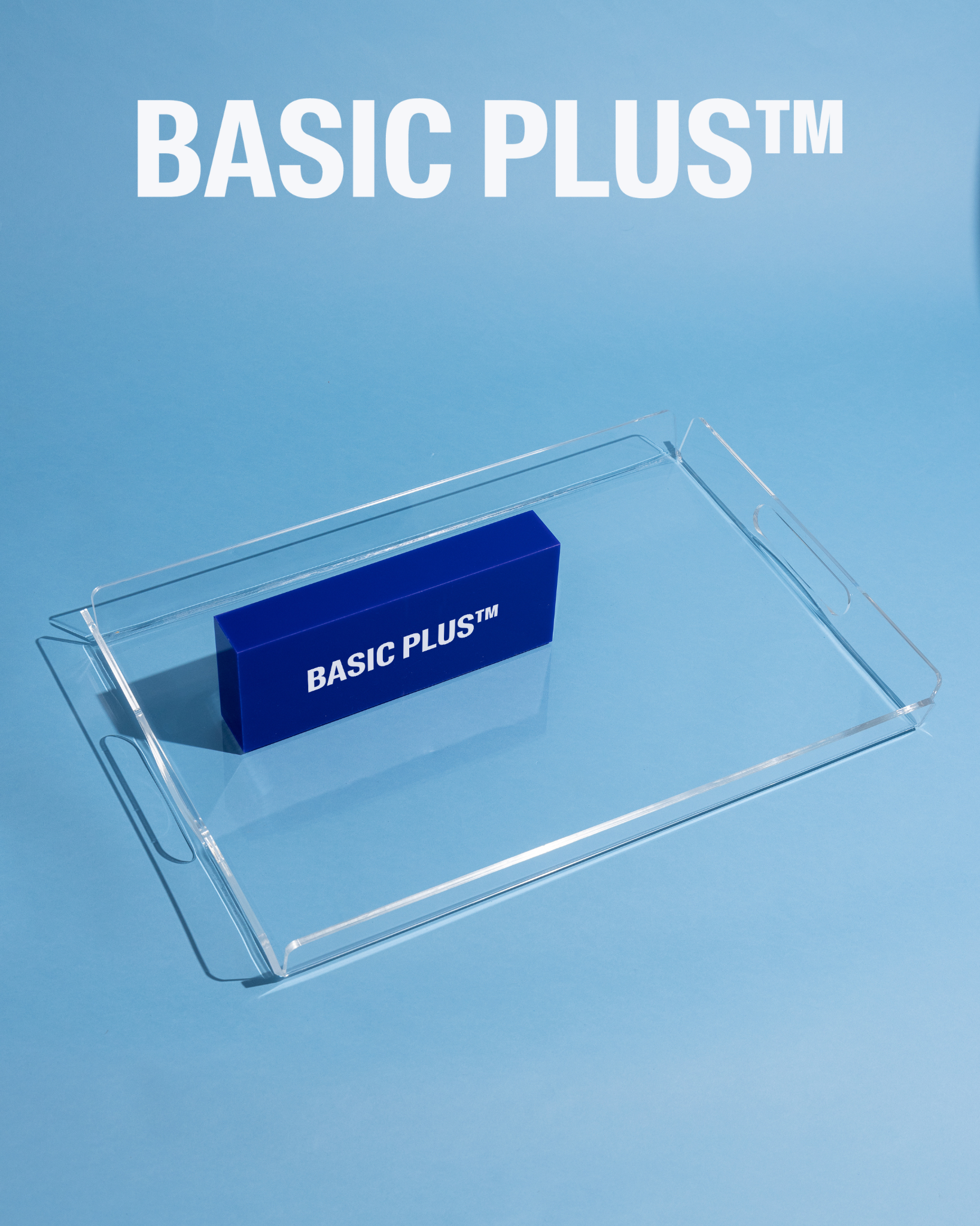 Clear Acrylic Organiser With Handle