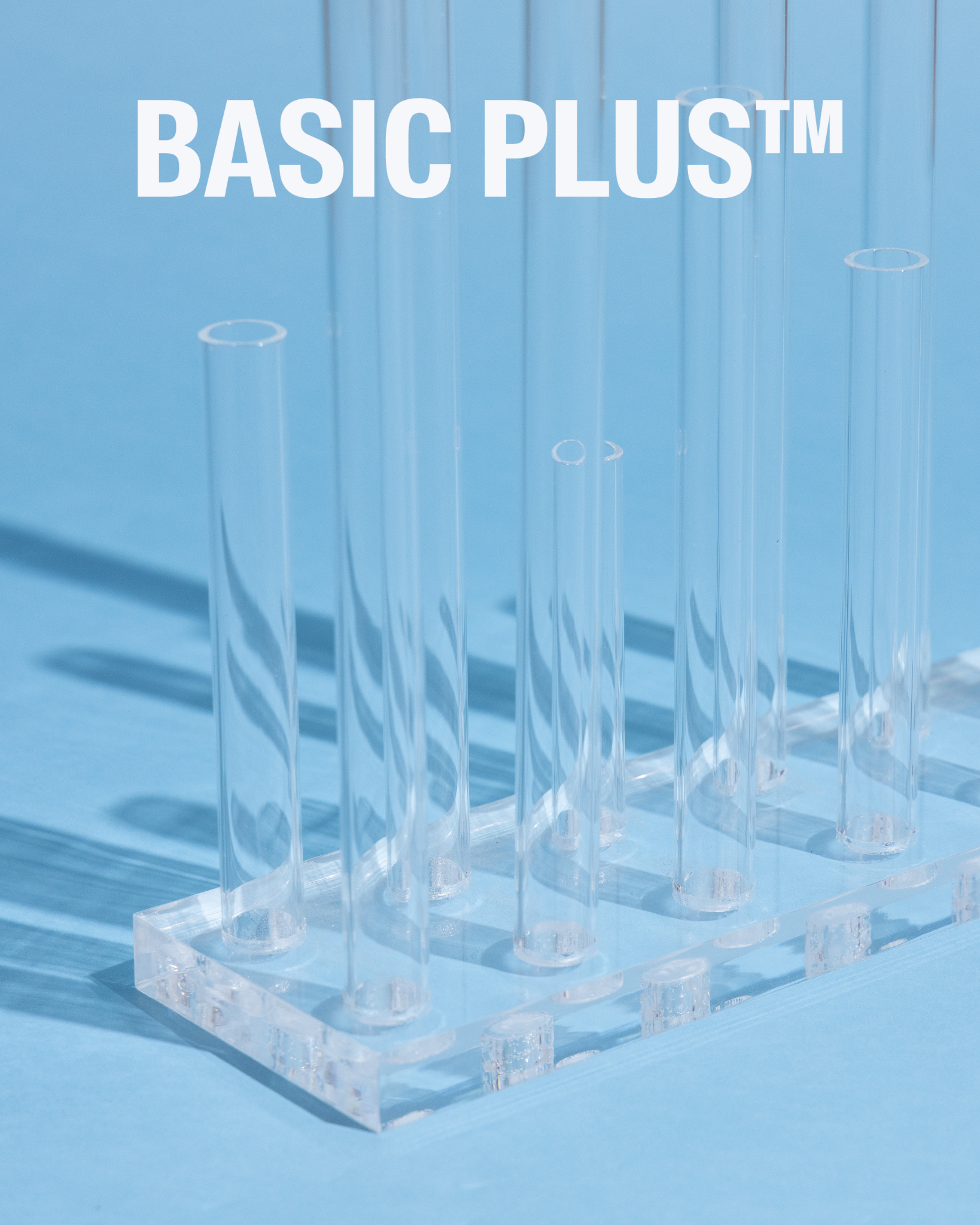 Clear Acrylic Tubular Flower & Plant Holder