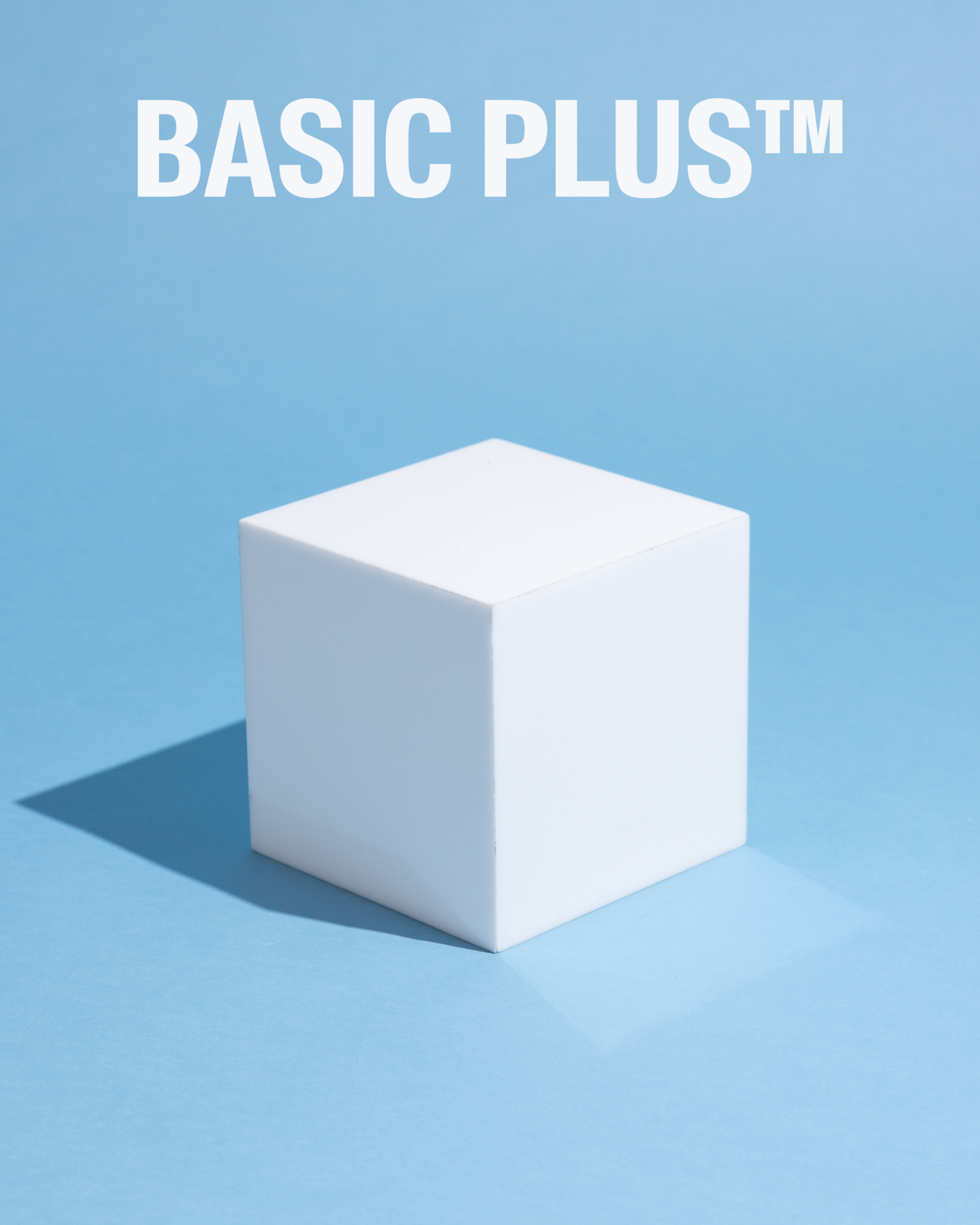 Gloss White Acrylic Display Cube