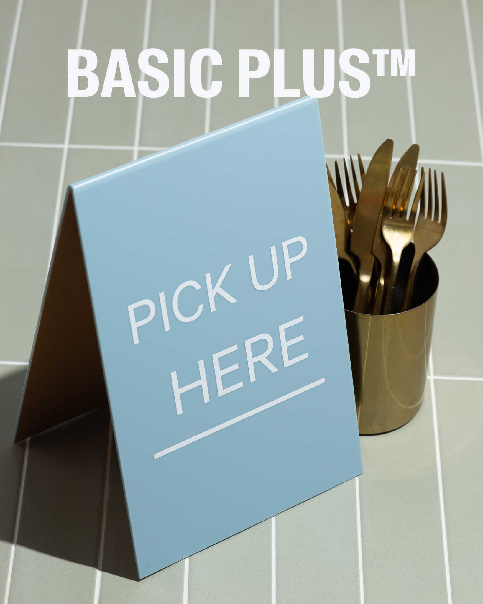 Countertop Acrylic Sign