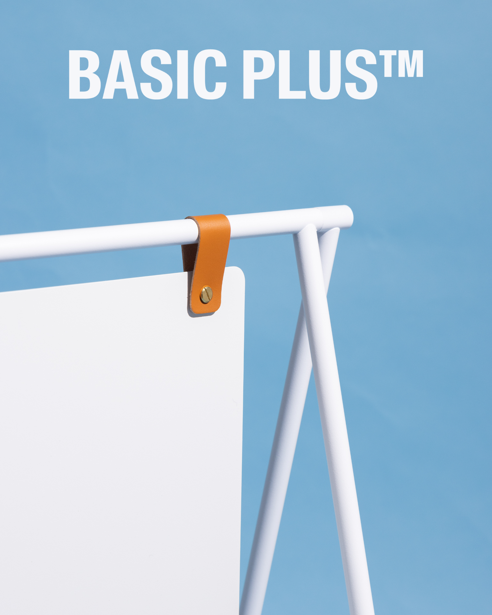 White Deluxe Hanging A-Frame Sign