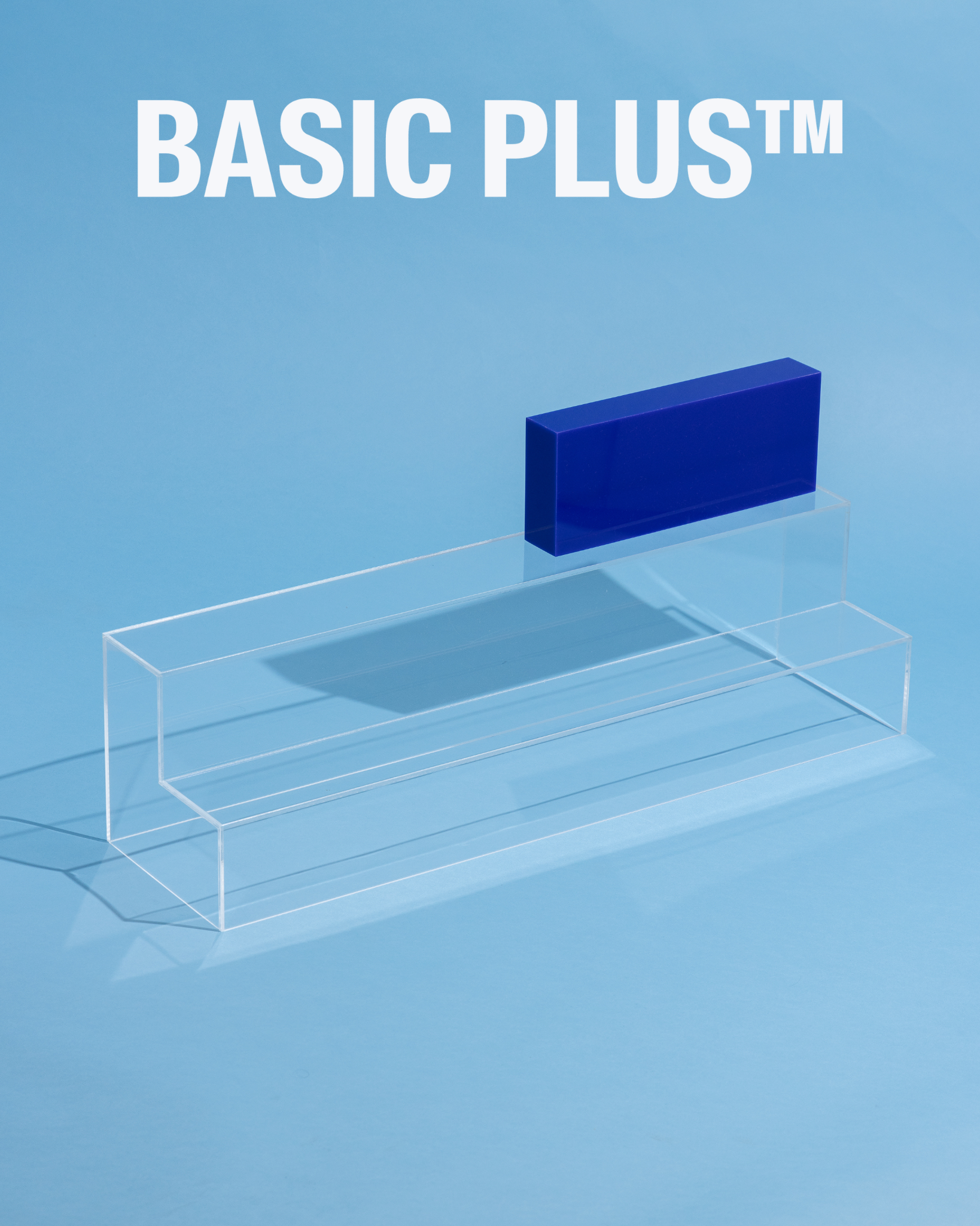 Clear Acrylic Display Stand Shelf Steps