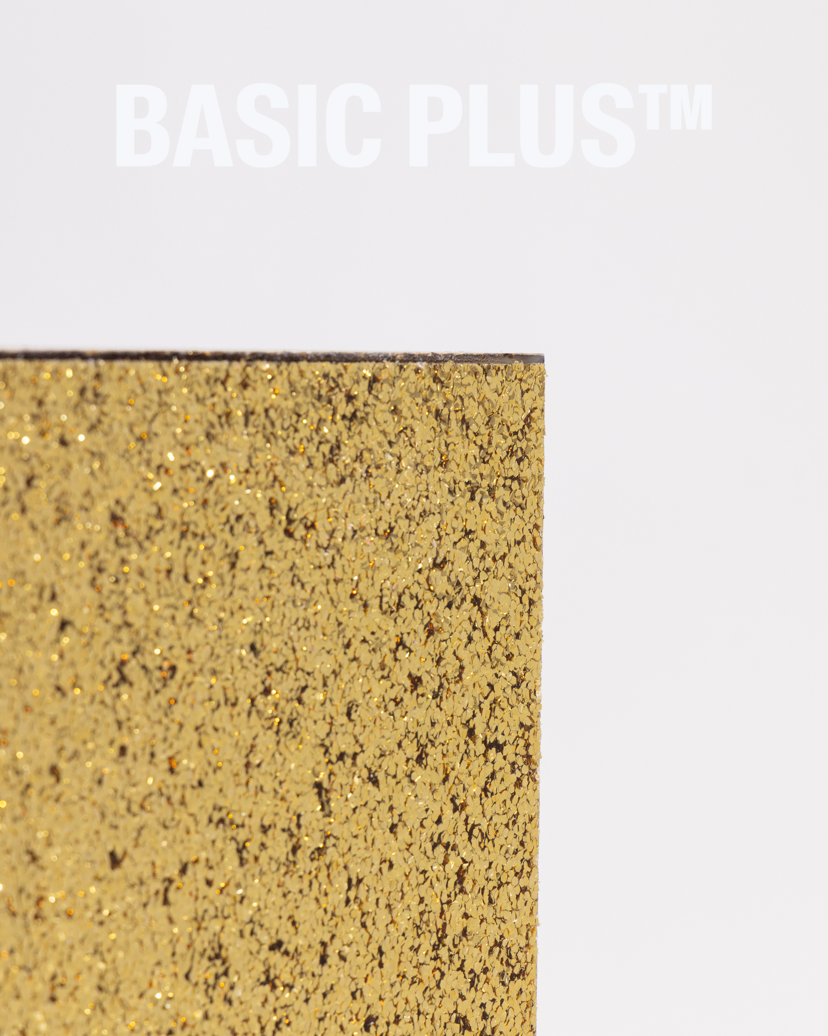 Gold Flake Acrylic Display Plinth