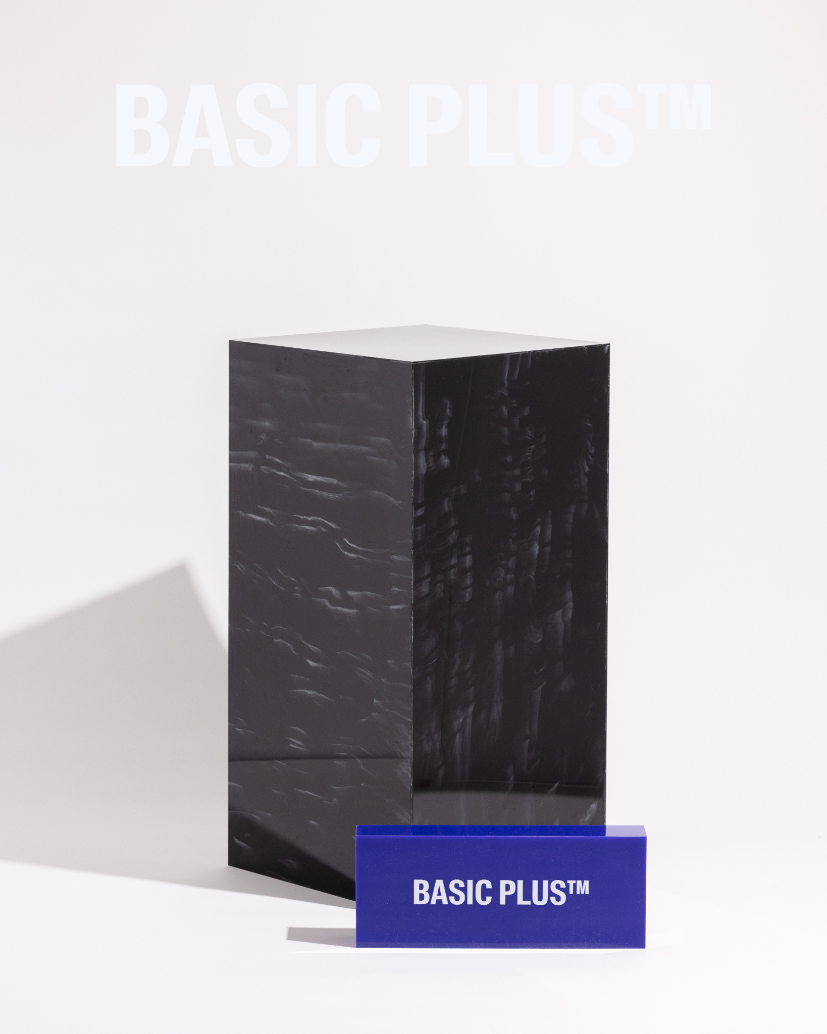 Black Marble Acrylic Display Plinth additional product view 5