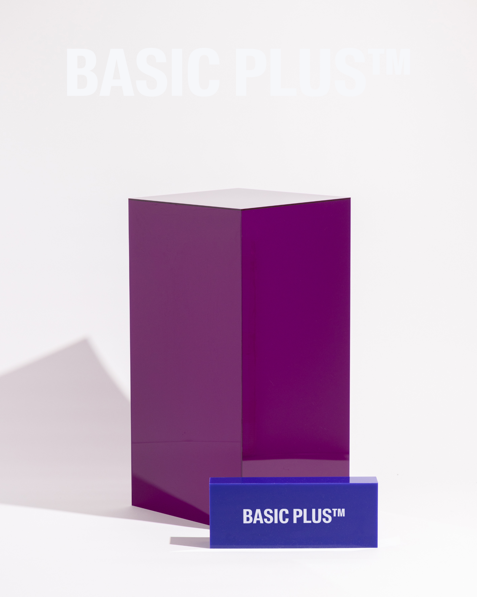 Purple Acrylic Display Plinth
