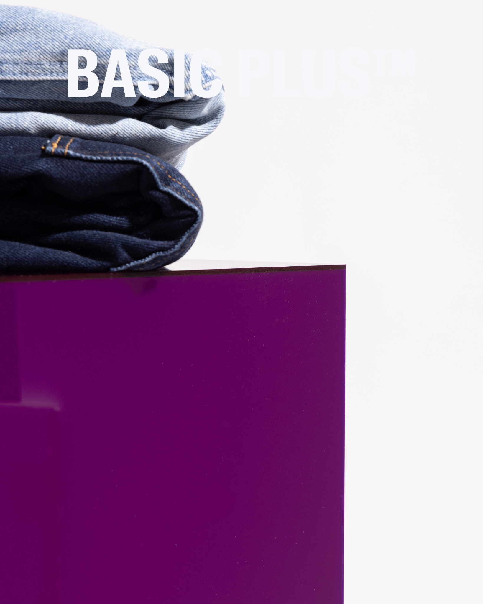 Purple Acrylic Display Plinth