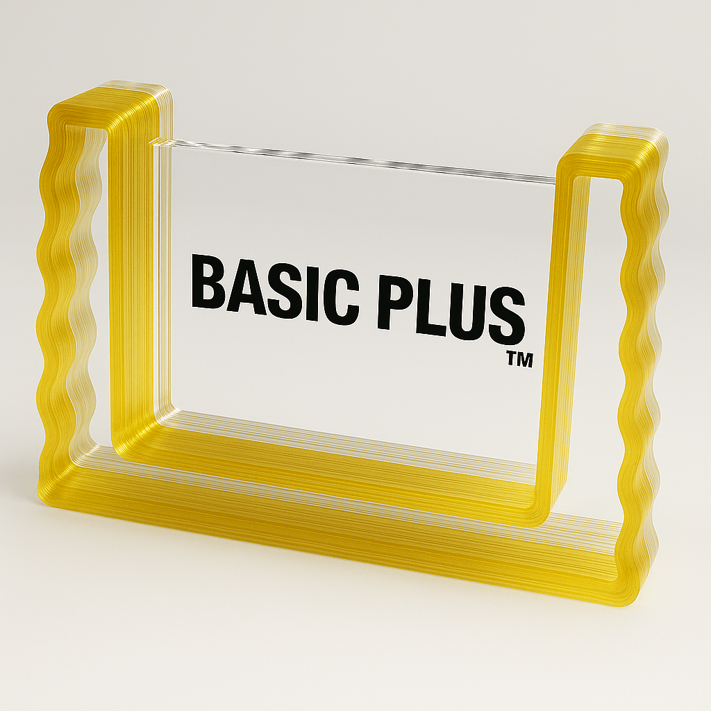 Ripple-Edge Display Frame