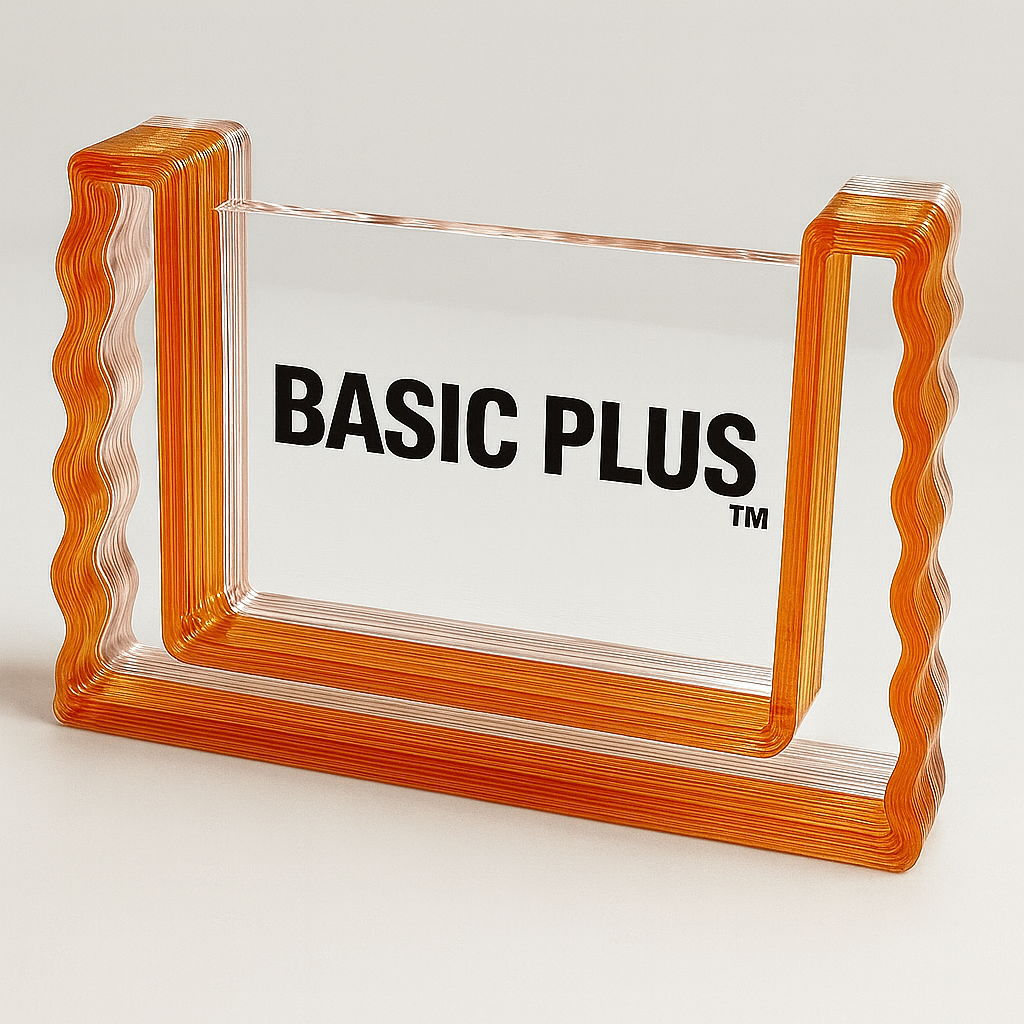 Ripple-Edge Display Frame