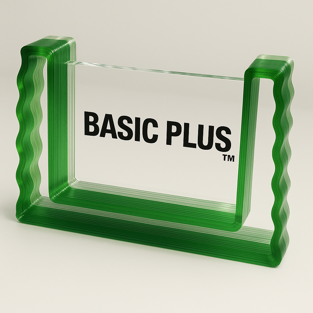 Ripple-Edge Display Frame