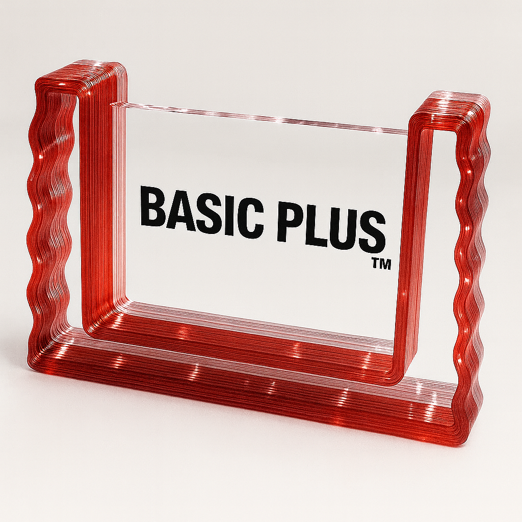 Ripple-Edge Display Frame