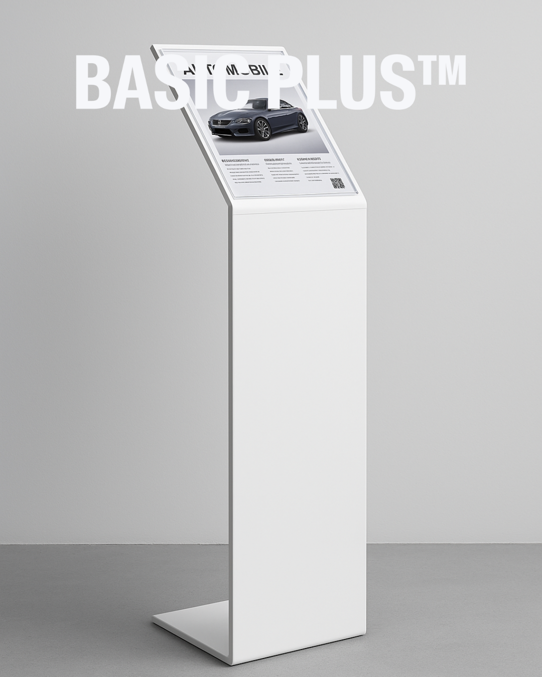 Self-standing A4 Display Stand