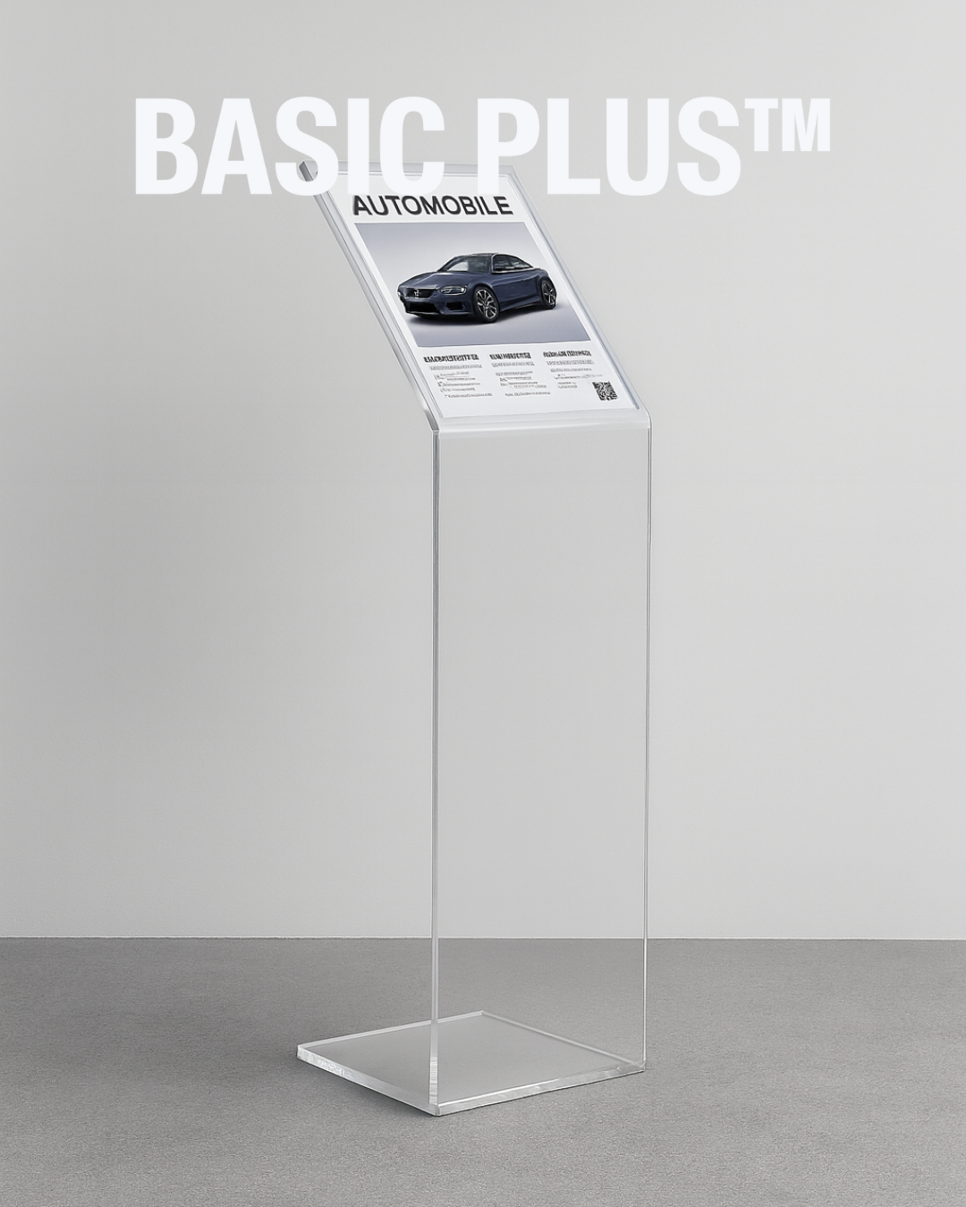 Self-standing A4 Display Stand