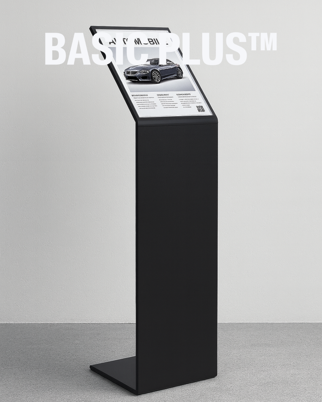 Self-standing A4 Display Stand