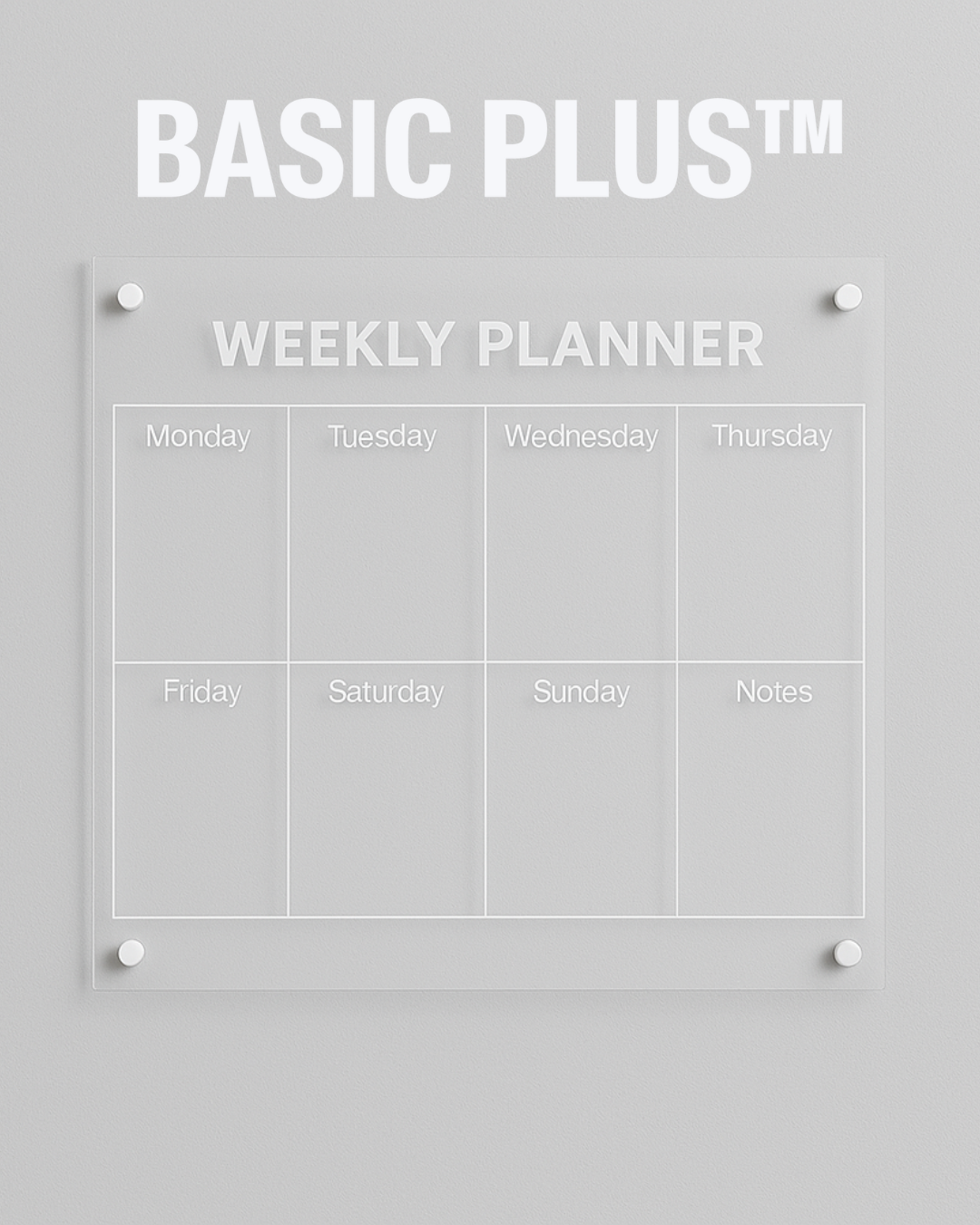 Transparent Acrylic Wall Planner