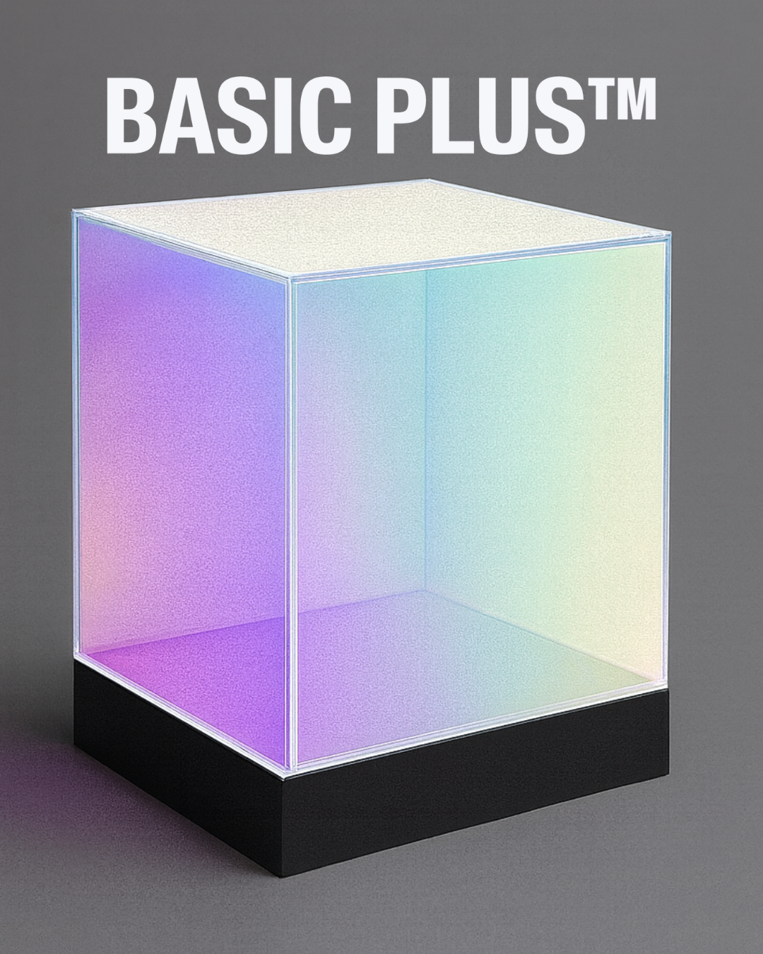 Customisable Iridescent Effect Light Box – Basic Plus