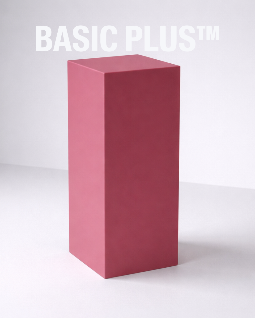 Matte Dusty Rose Acrylic Display Plinth