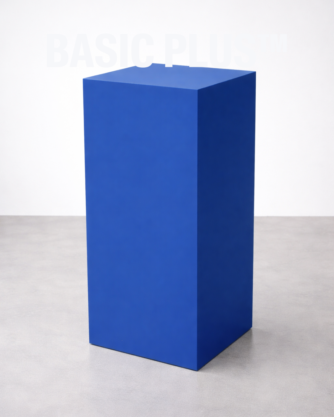 Matte Dark Blue Acrylic Display Plinth | Basic Plus