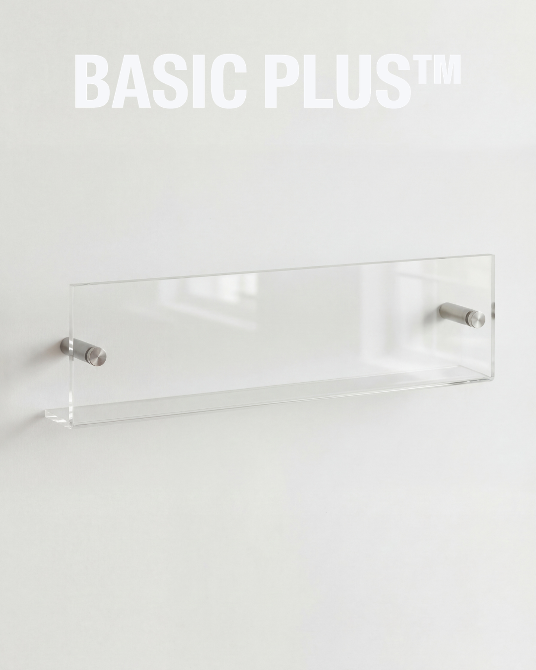 Clear Acrylic Floating Shelf