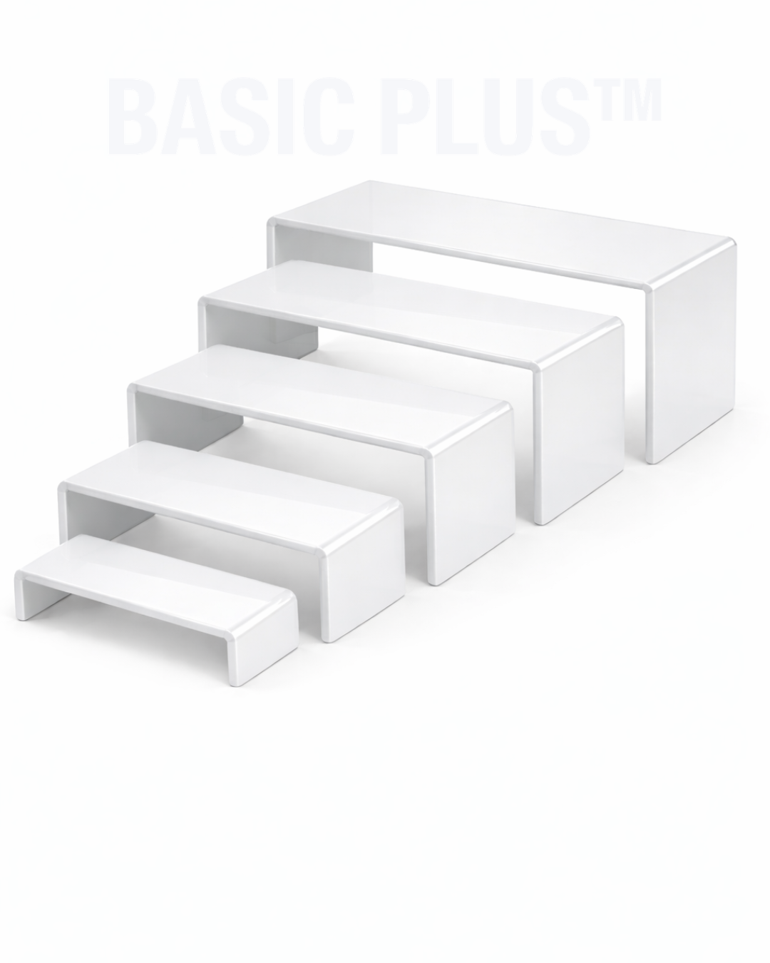 White Acrylic Display Riser