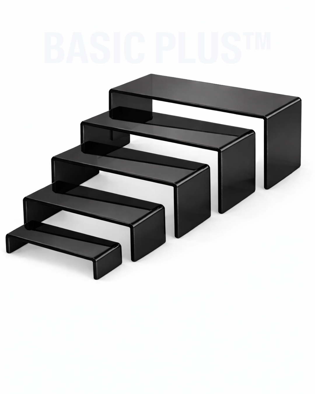 Acrylic Frame Riser Display Black Acrylic Display Riser – Basic Plus