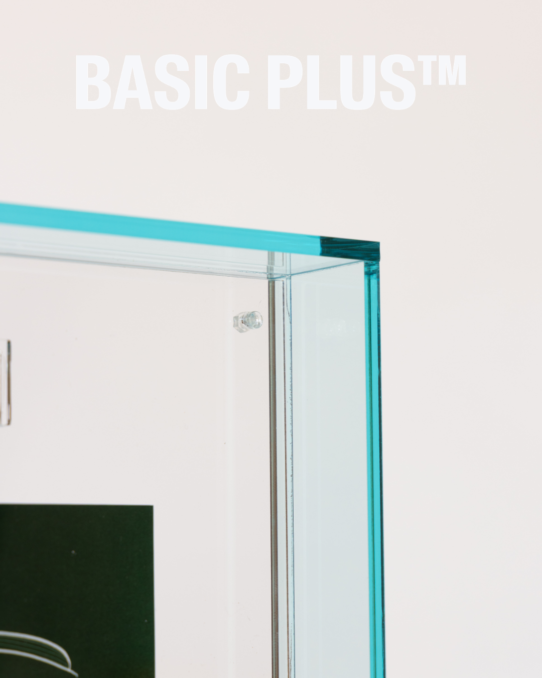 Transparent Glass Green Acrylic Molly Frame