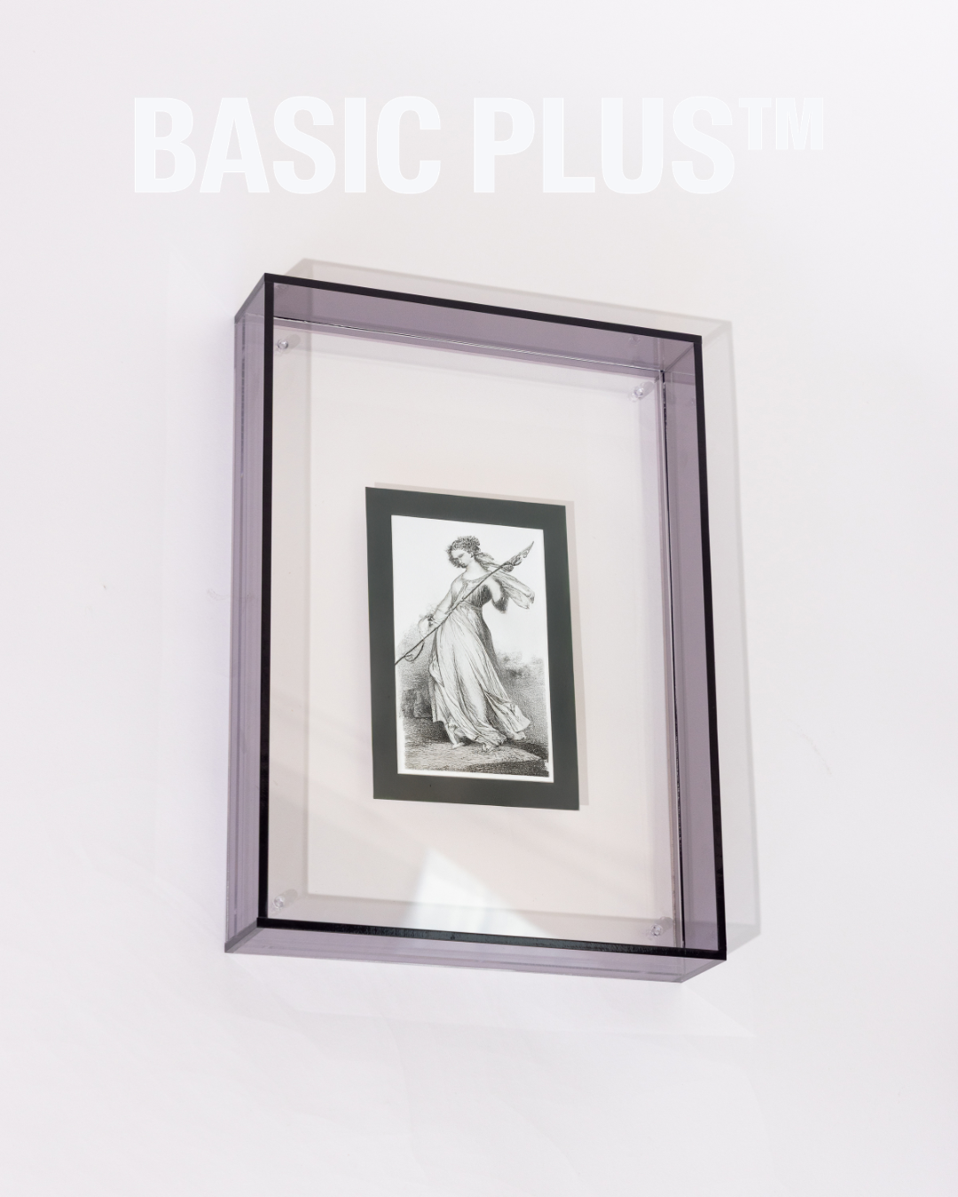 Transparent Light Grey Acrylic Molly Frame
