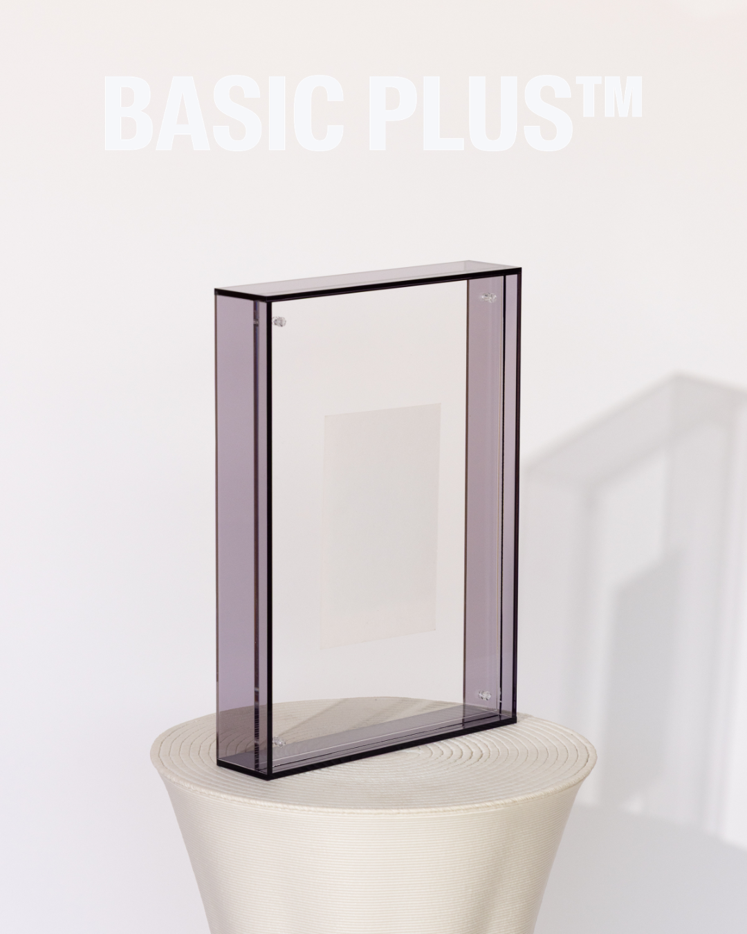 Transparent Light Grey Acrylic Molly Frame