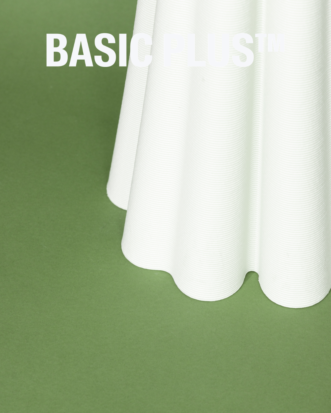White Musa Stool -3D Print Furniture