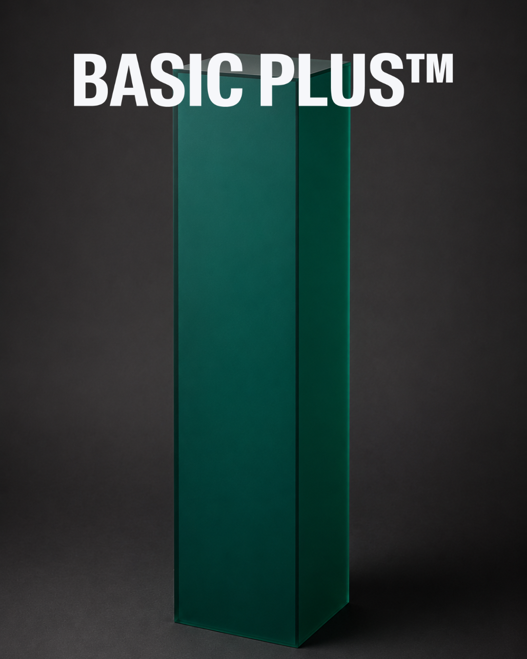 Frosted Dark Green Acrylic Display Plinth