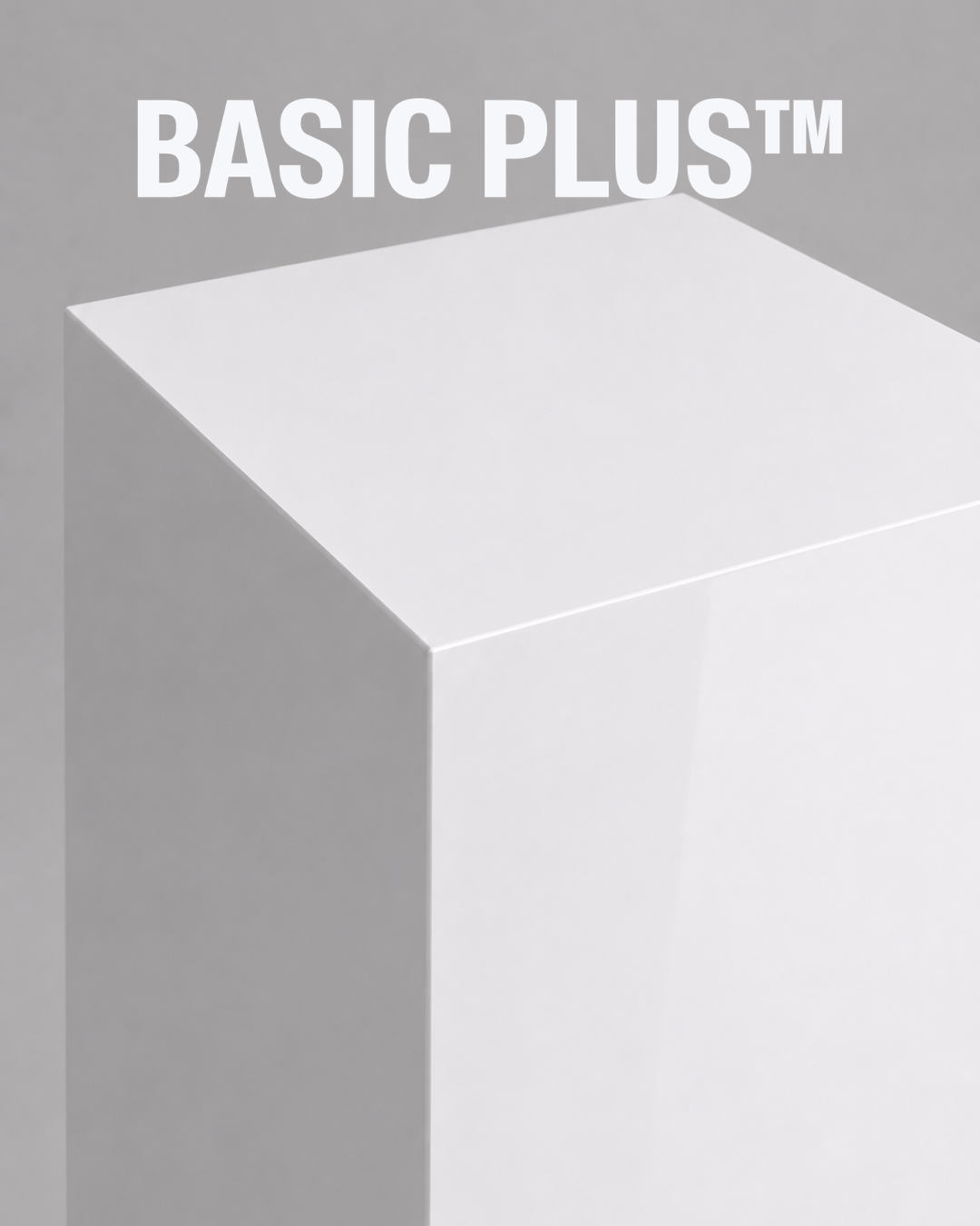 Gloss White Acrylic Display Plinth