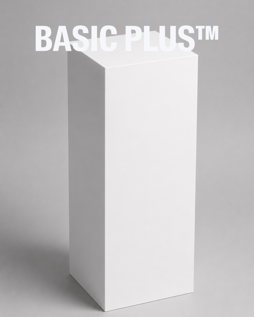 Matte White Acrylic Display Plinth