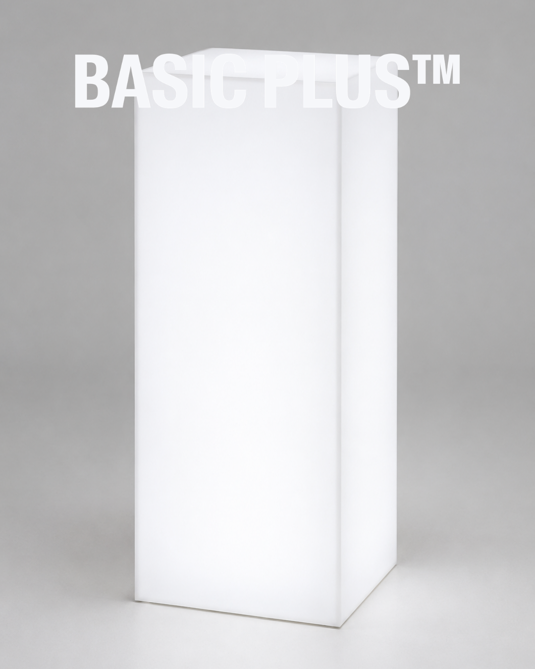 Illuminated Opal Acrylic Display Plinth