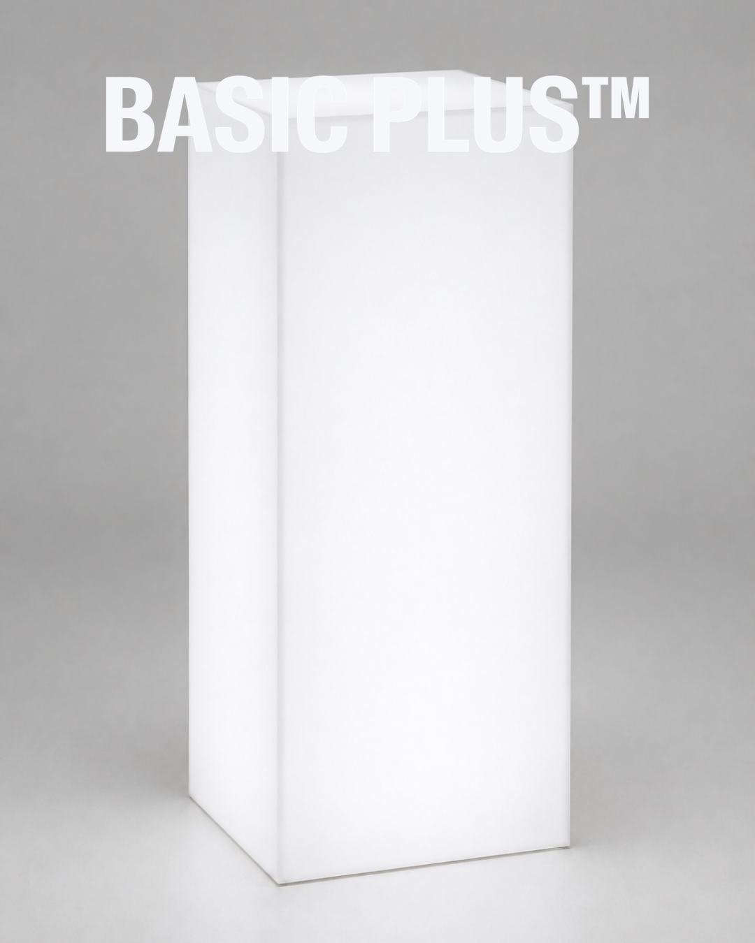 Illuminated Opal Acrylic Display Plinth