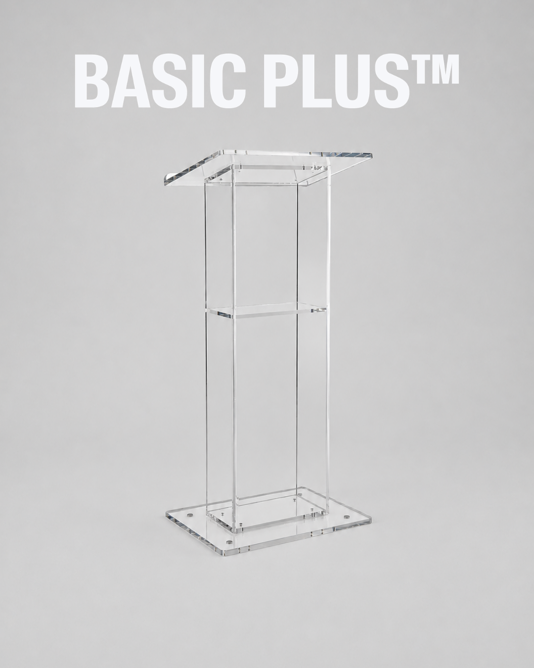 Premium Clear Acrylic Lectern