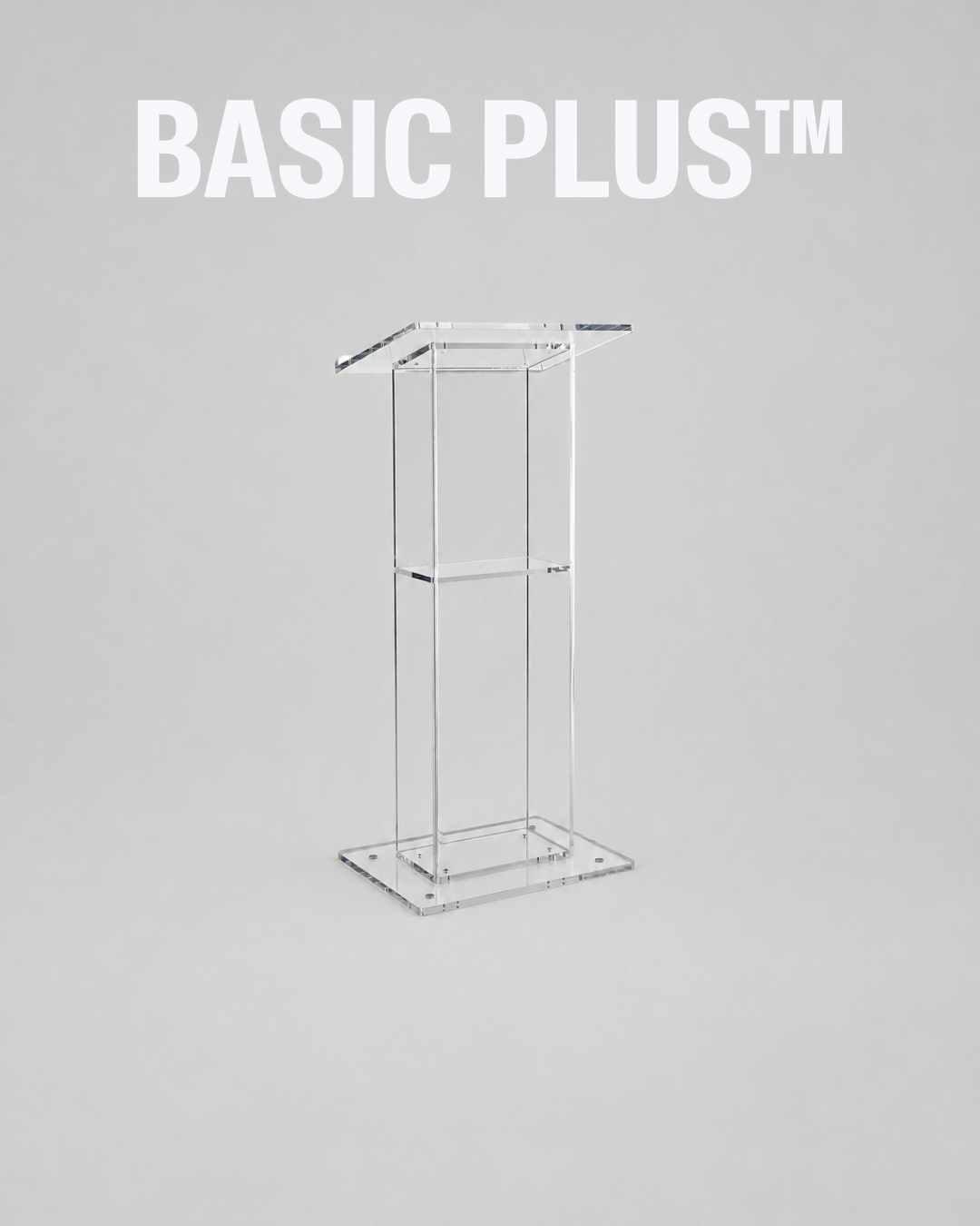 Premium Clear Acrylic Lectern