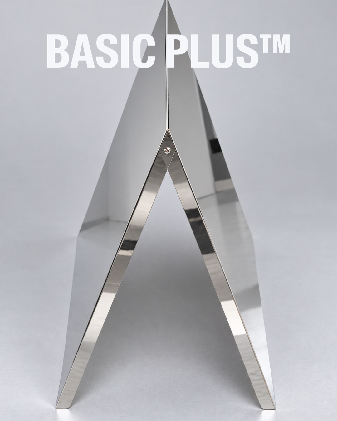 Collapsible Mirror Stainless Steel A-Frame Sign – 500 x 700mm