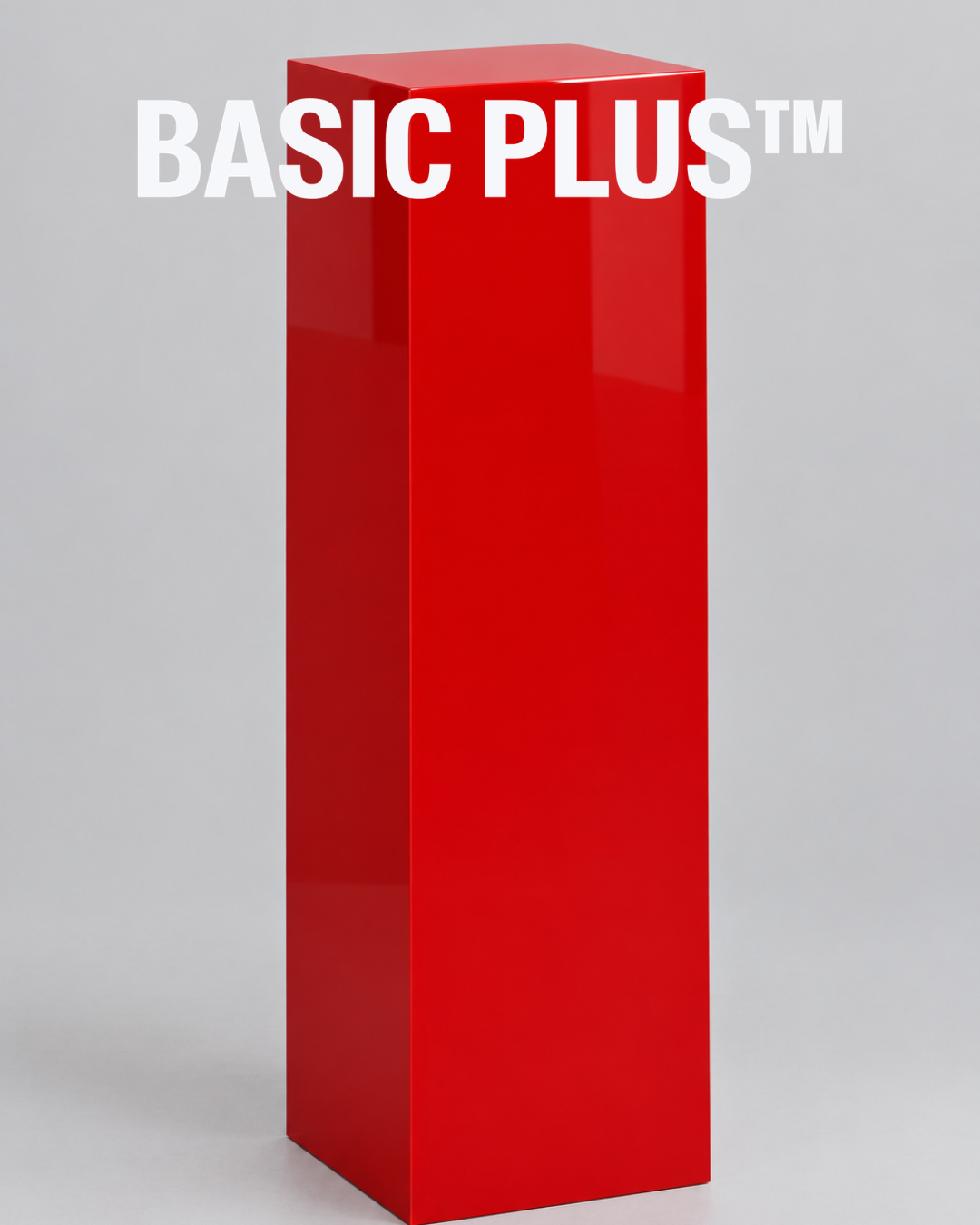 Gloss Red Acrylic Display Plinth