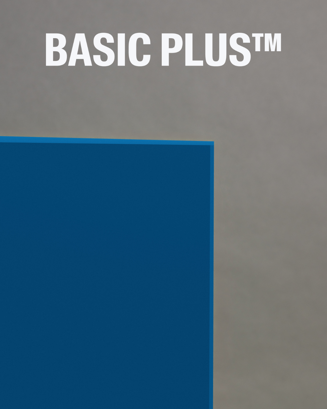 Matte Deep Sea Blue Acrylic Plinth