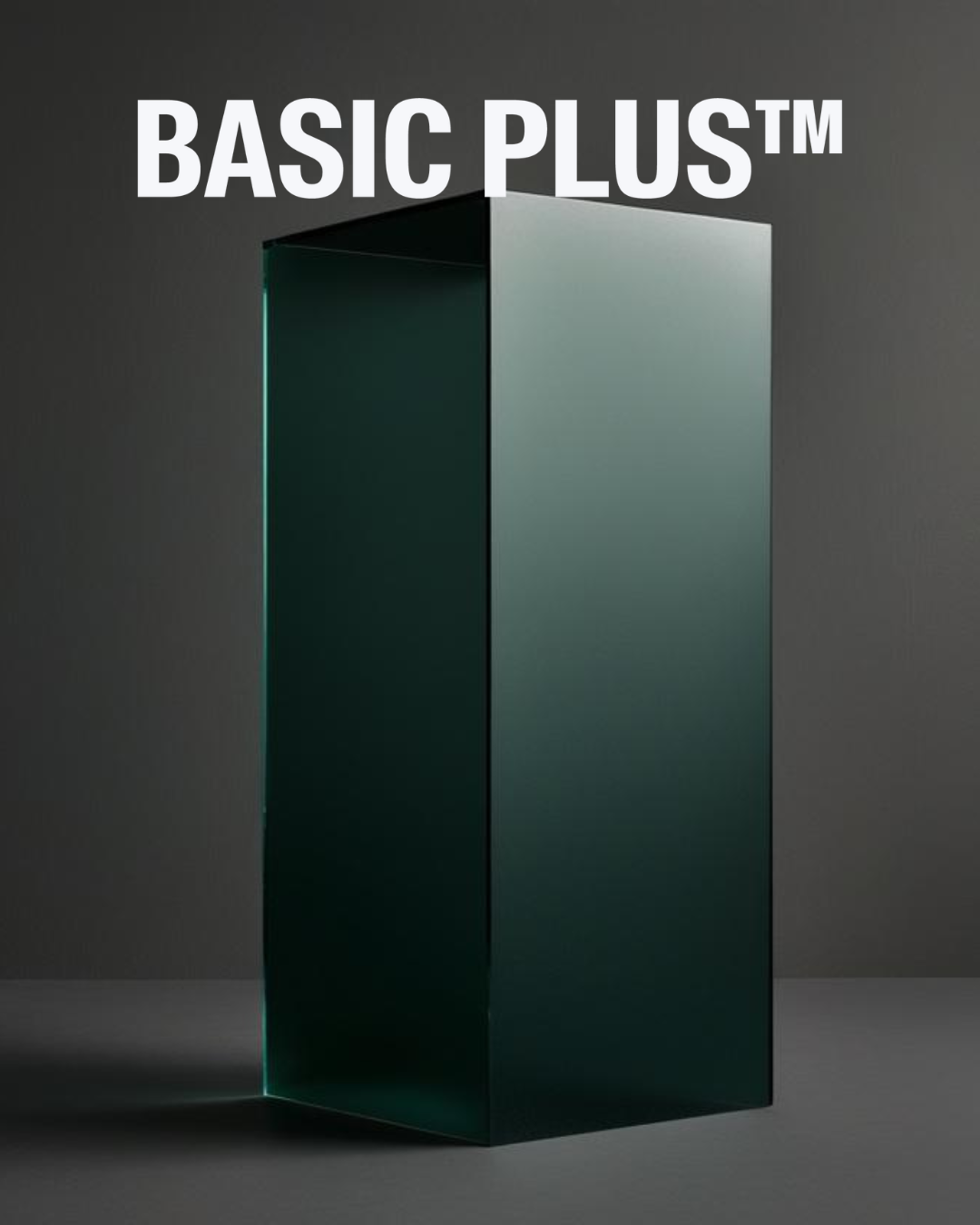Frosted Dark Green Acrylic Display Plinth
