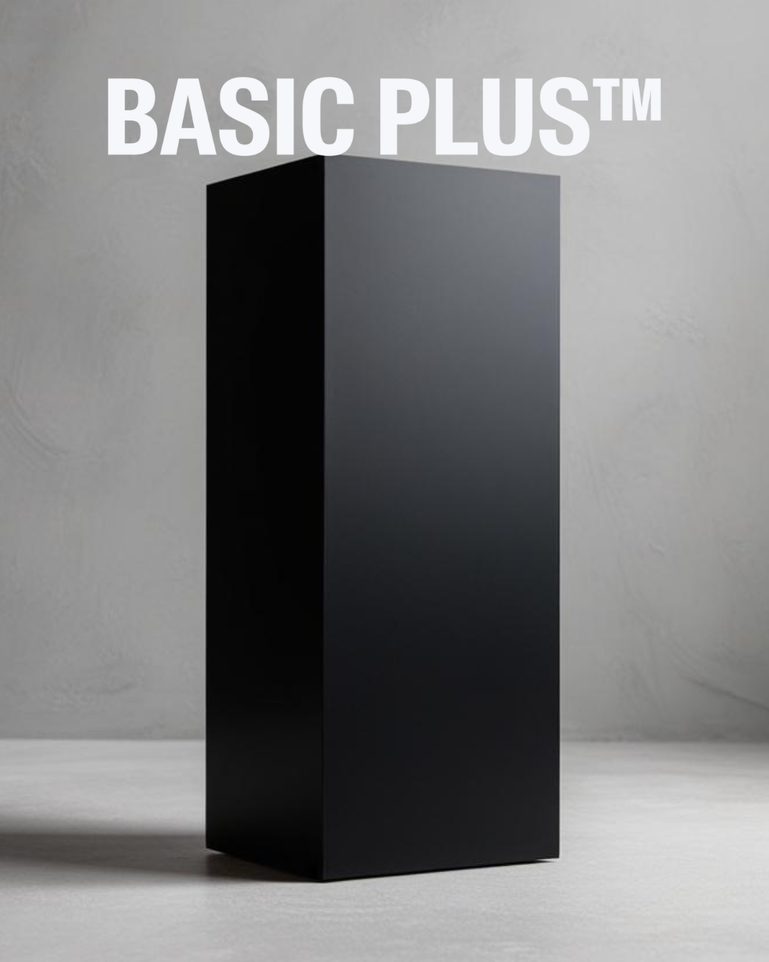 Matte Black Acrylic Display Plinth