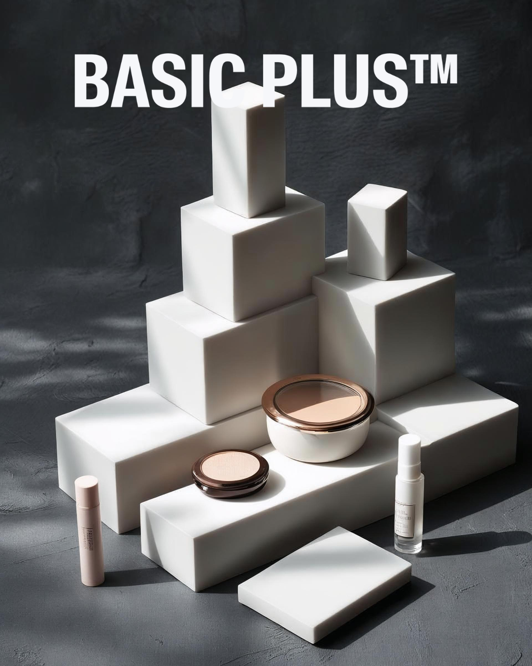 White Visual Merchandising Block