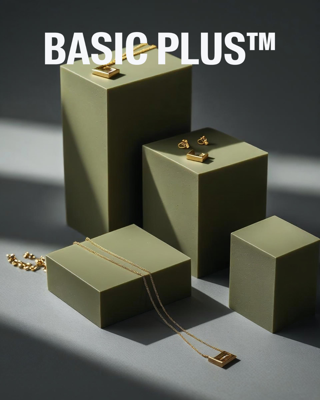 Olive Green Visual Merchandising Block