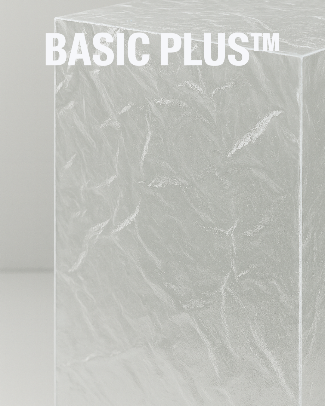 Clear Glacier Acrylic Display Plinth